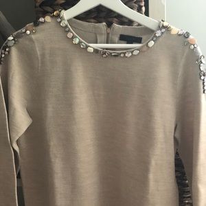 Jcrew embellished sweater